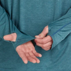 NRS Men's Silkweight Long-Sleeve Shirt -Boating Equipment Store 10114 05 Mediterranea Model Detail 102121 1000x1000 39961.1657659685