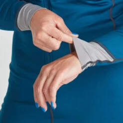 NRS Women's Expedition Weight Union Suit -Boating Equipment Store 10161 01 Poseidon Model Wrist 072421 1000x1000 49411.1657566827