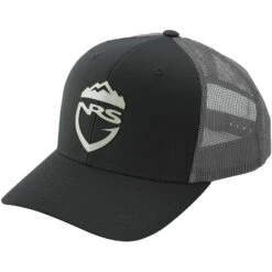 NRS Fishing Trucker Hat NEW! -Boating Equipment Store 12540 01 DarkCharcoalWhiteLogo na Front 050522 1000x1000 11354.1657665607