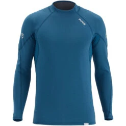 NRS Men's HydroSkin 0.5 Long-Sleeve Shirt -Boating Equipment Store 15002 06 Poseidon Lg Front 062220 1000x1000 85382.1617398572