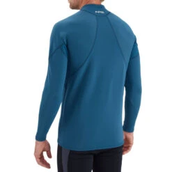 NRS Men's HydroSkin 0.5 Long-Sleeve Shirt -Boating Equipment Store 15002 06 Poseidon Model Back 062220 1000x1000 85645.1617398579