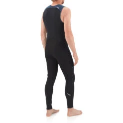 NRS Men's 3.0 Farmer John Wetsuit -Boating Equipment Store 17266 04 Black Model Back 062220 1000x1000 28471.1617319687