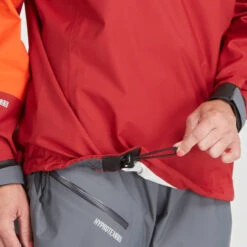 NRS Women's Endurance Splash Jacket -Boating Equipment Store 20011 07 PoppyVino Model Drawstring 070121 1000x1000 50030.1657565574