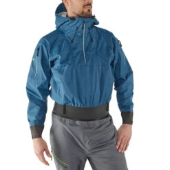 NRS Men's Riptide Splash Jacket -Boating Equipment Store 20030 01 Model Front MoroccanBlue 011818 1000x1000 44953.1643141919