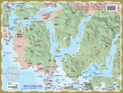 North Clayoquot Sound "Deck Topper" Kayaking/Marine Mapsheet #207