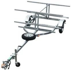 4 Spot Canoe/Kayak Trailer W/Swivel Jack