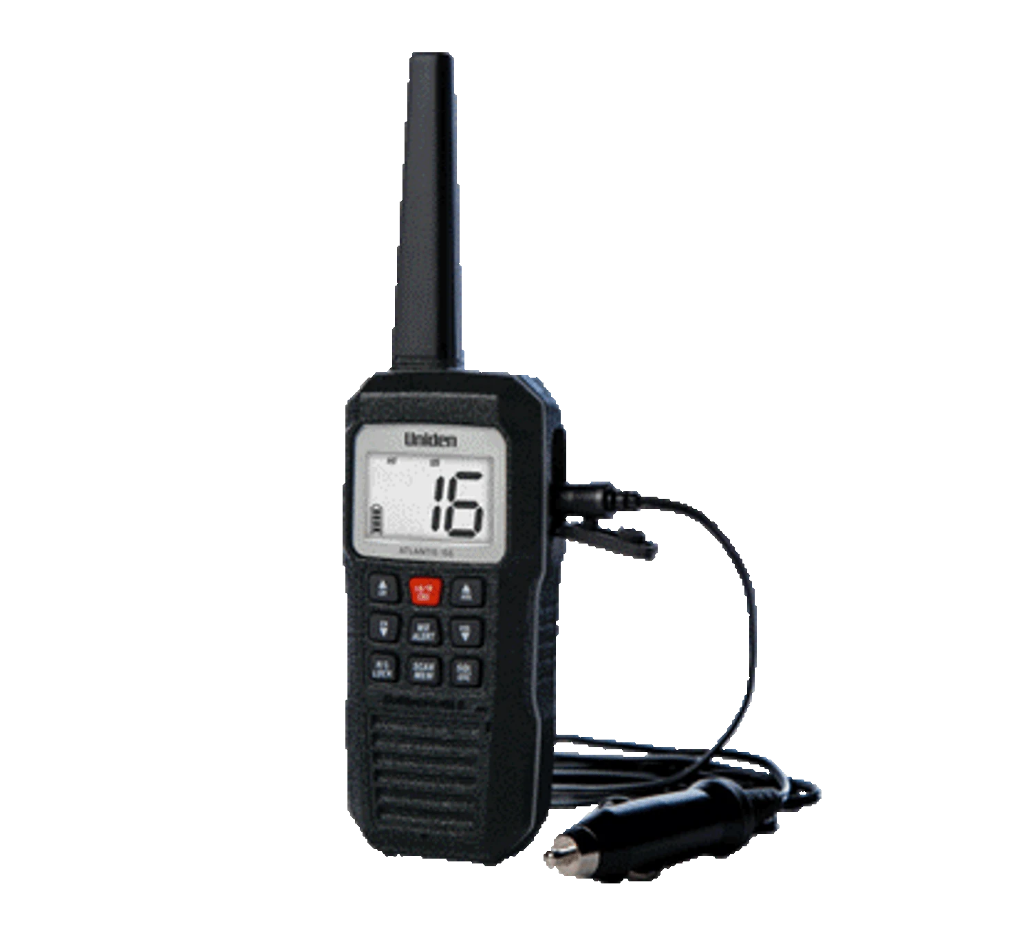 Uniden Atlantis 155 Floating Hand Held VHF Radio 2 Uniden Atlantis 155 Floating Hand Held VHF Radio - Image 2