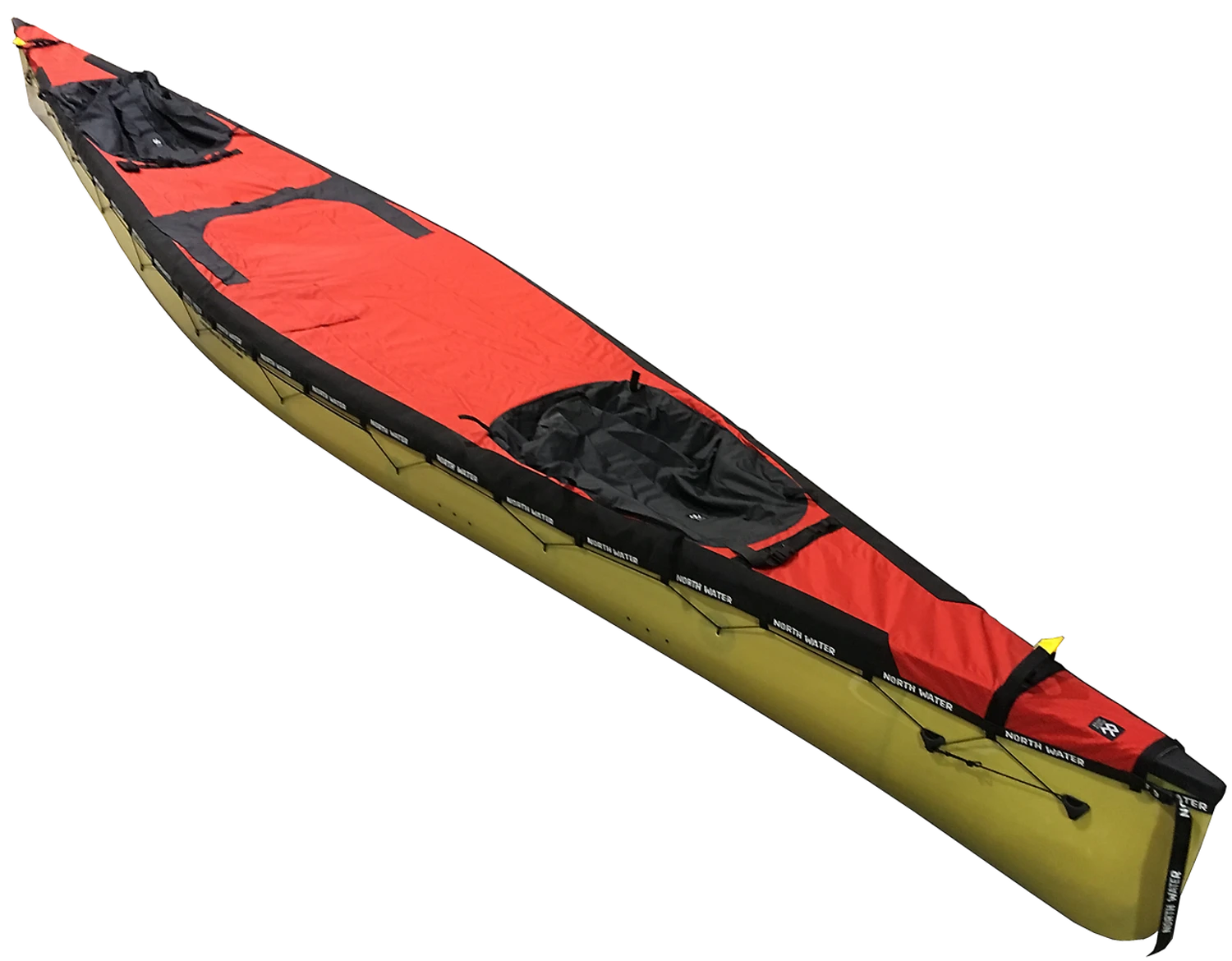 Tandem Lace On Canoe Spray Deck 1 Tandem Lace On Canoe Spray Deck