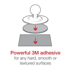 RAM MOUNTS Adhesive Mount W/1" Ball 11 RAM MOUNTS Adhesive Mount W/1" Ball -Boating Equipment Store RAP B 378UIU6 34725.1643667655