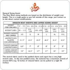 Padded Shorts 5 Padded Shorts -Boating Equipment Store Size Chart dragonshorts 2048x2048 88849.1517681043