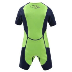 Aqua Lung Stingray Toddler/Youth Wetsuit/Sunsuit -Boating Equipment Store StingrayHP SS grn nvy 04 back 575x 58144.1656365752