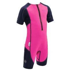 Aqua Lung Stingray Toddler/Youth Wetsuit/Sunsuit -Boating Equipment Store StingrayHP SS pnk nvy 01 right 1440x 61420.1656365752
