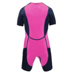 Aqua Lung Stingray Toddler/Youth Wetsuit/Sunsuit -Boating Equipment Store StingrayHP SS pnk nvy 04 back 1440x 82748.1656365752