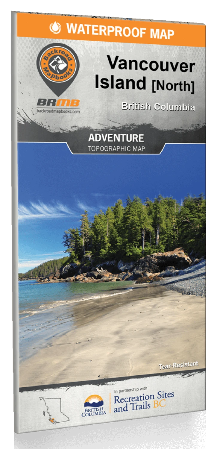 Vancouver Island BC North Waterproof Map 1 Vancouver Island BC North Waterproof Map
