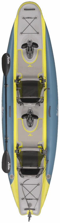 Hobie Mirage ITrek 14 Duo -Boating Equipment Store iTrek 14 studio topview 46441.1611783645