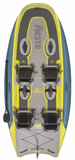 Hobie Mirage Fiesta -Boating Equipment Store iTrek Fiesta studio topview 70876.1635538466