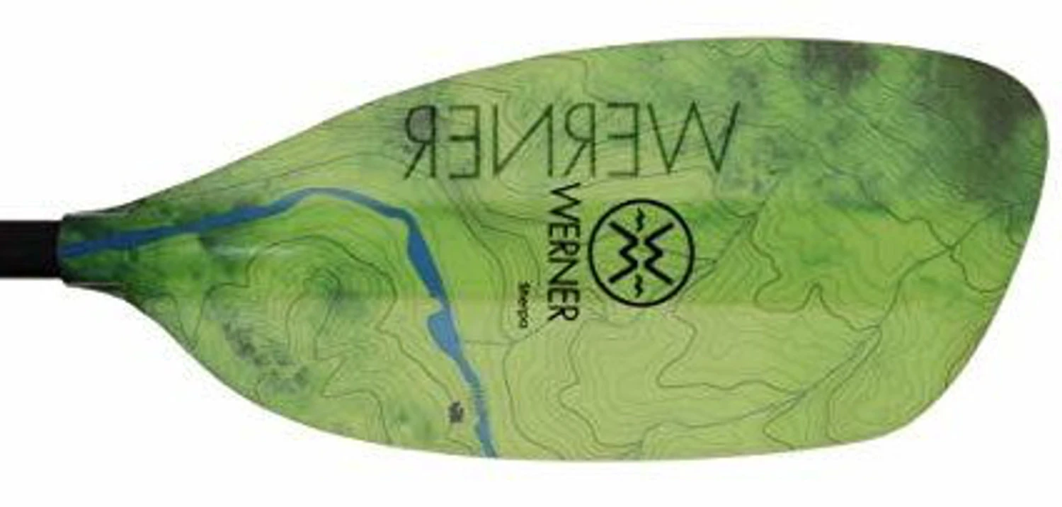 Werner Paddles Sherpa 1pc Straight Shaft Fiberglass