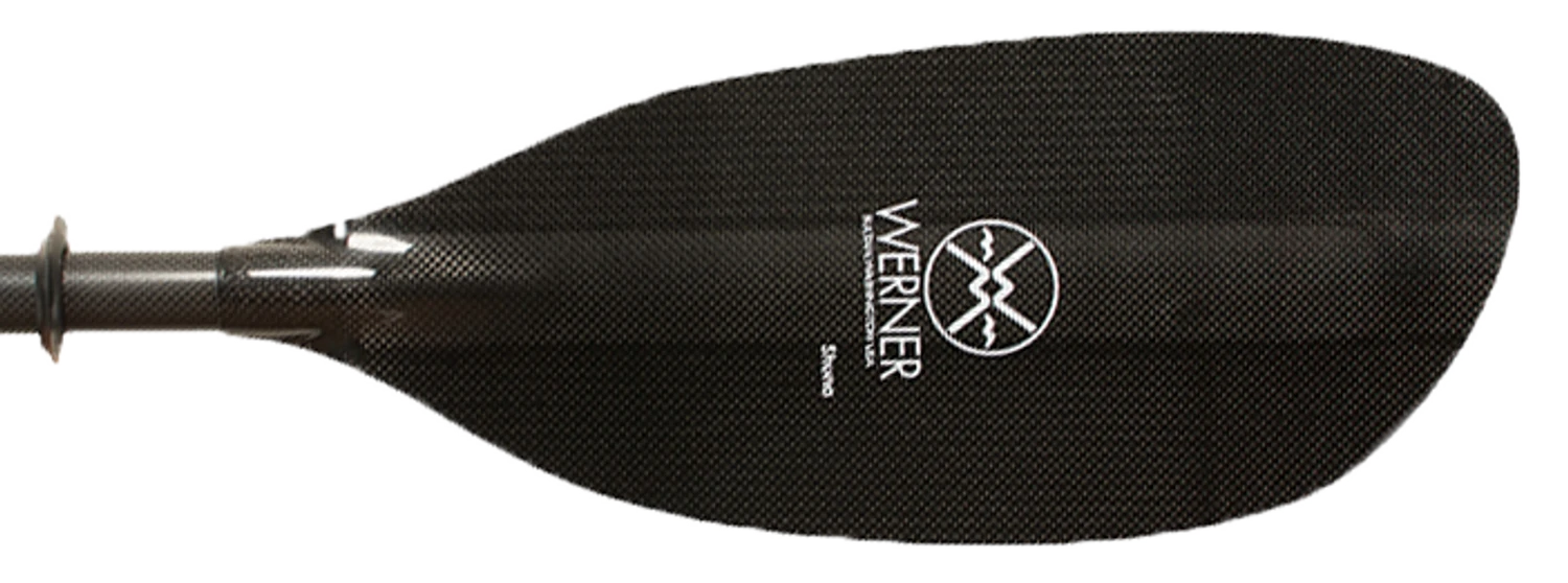 Werner Paddles Shuna 2pc 250cm Straight Shaft Carbon